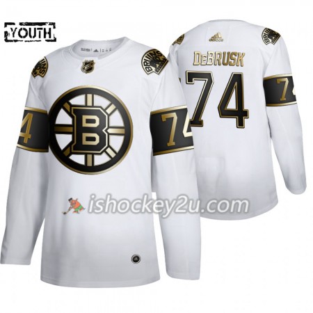 Børn NHL Boston Bruins Trøje Jake DeBrusk 74 Adidas 2019-20 Golden Edition Hvid Authentic Børn NHL Boston Bruins Trøje Jake DeBrusk 74 Adidas 2019-20 Golden Edition Hvid Authentic